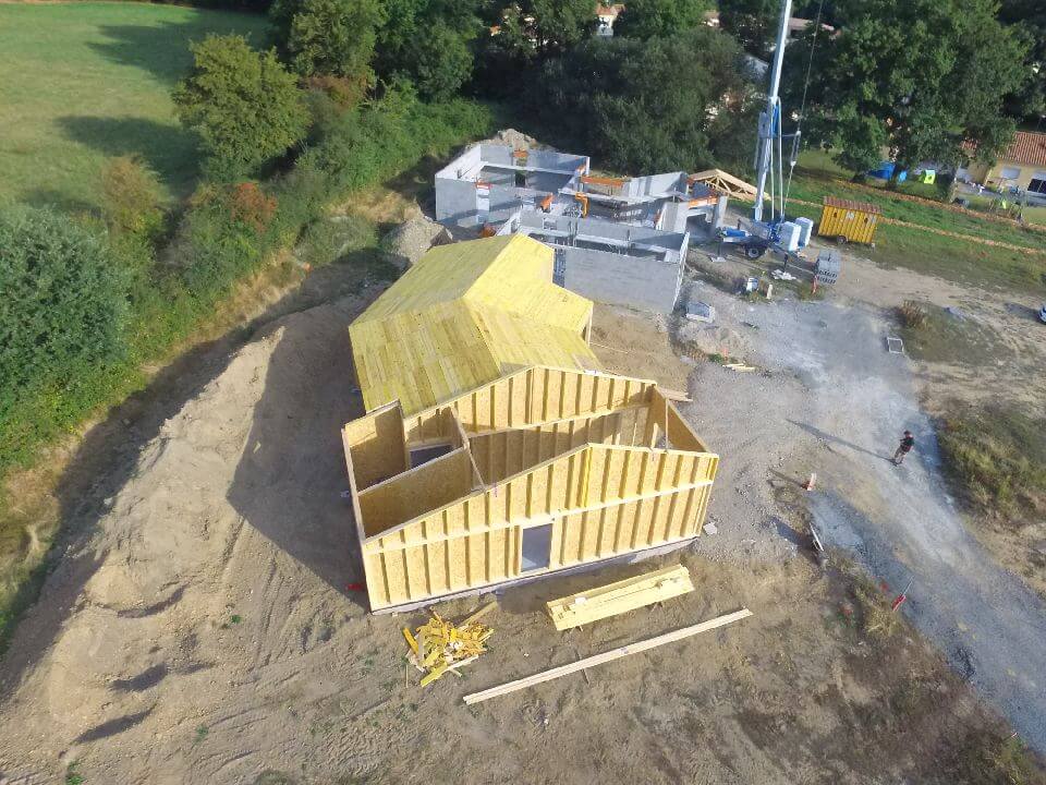 Construction de maison en Ossature Bois à Saint Mars La Réorthe